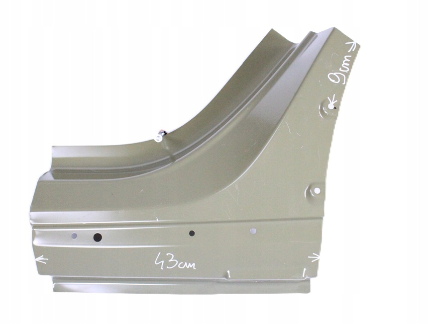 TESLA MODEL Y 2019-2024 tylny błotnik słupek C lewy 1549230-SO-A 1549230SOA 1/2