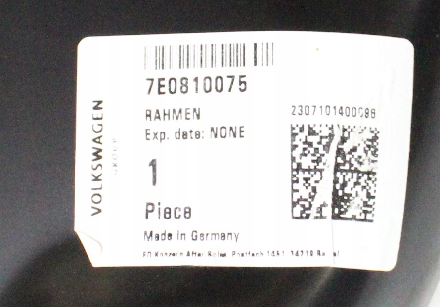 VW MULTIVAN 6 VI 7E0 2015-2021 próg słupek A lewy 7E0810075 4/4