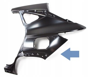 HYUNDAI TUCSON 4 IV NX4A NX4E 2020-2025 tylny tył lewy błotnik 71503N7C00 2/3 MINIATURA