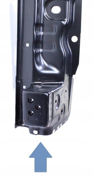 MAN TGE 7C0 H1 2016- tylny prawy błotnik narożnik słupek 7C0809028AE 2/4 MINIATURA