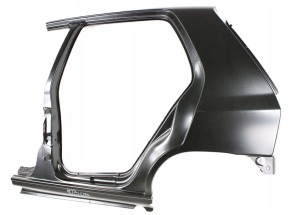 RENAULT CLIO 1 1990-1998 5D Tylny lewy błotnik próg słupek bok 7751465415 2/2 MINIATURA