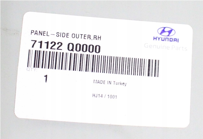 HYUNDAI I20 I-20 3 BC3 2020-2025 próg słupek prawy 71122 Q0000 71122-Q0000 4/4