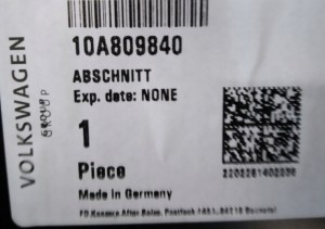 VW ID3 ID.3 E11 E12 10A 2020-2024 próg słupek A prawy 10A809606 10A809840 3/3 MINIATURA