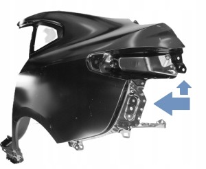 BMW 2 M2 GRAN COUPE F44 2019- tylny tył lewy błotnik 41219498457 4/4 MINIATURA