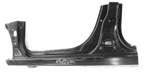 RENAULT MEGANE 3 III 2009-2016 próg słupek lewy 764613078R 3/4 MINIATURA