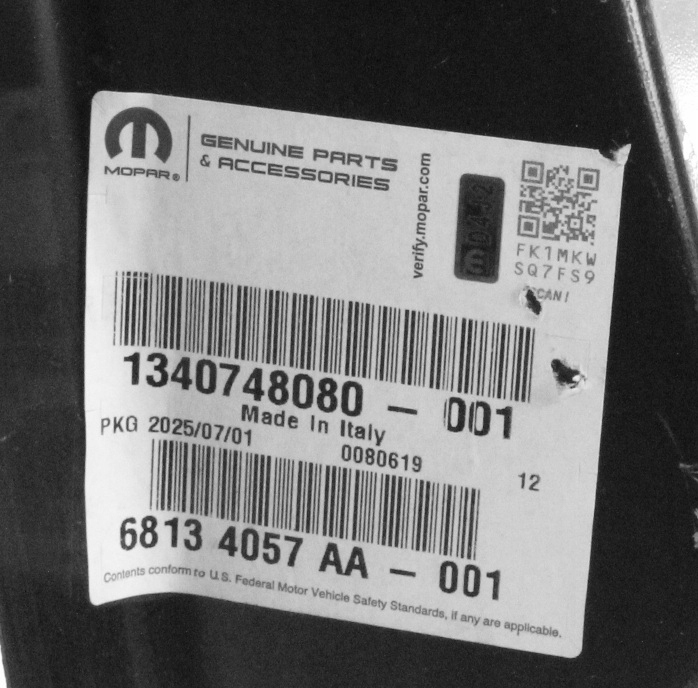 OPEL MOVANO C U9 2021- tylny lewy błotnik nadkole 1340748080 8503FX 6/6