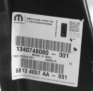 FIAT DUCATO 2006-2026 tylny lewy błotnik nadkole 1340748080 8503FX 6/6 MINIATURA