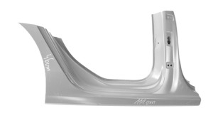 SKODA SUPERB 4 IV 3P 3P0 3P9 2024-2026 tylny błotnik prawy NZ5 NZ3 2/3 MINIATURA