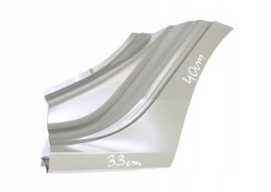 SKODA SUPERB 4 IV 3P0 2024- próg słupek C lewy NZ3 NZ5 2/2 MINIATURA