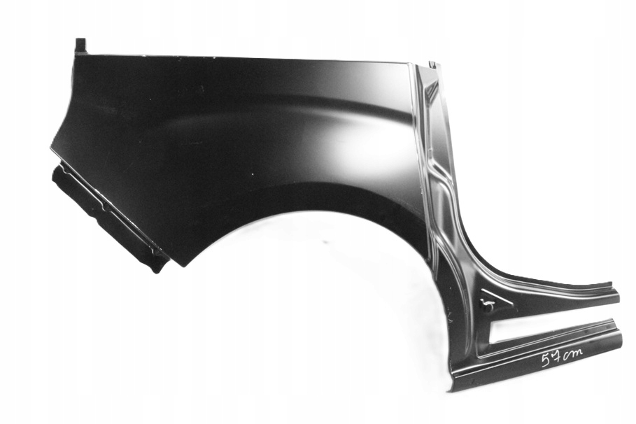 OPEL COMBO D L1 X12 2010- tylny prawy błotnik 71765437 52019199 95509993 3/4