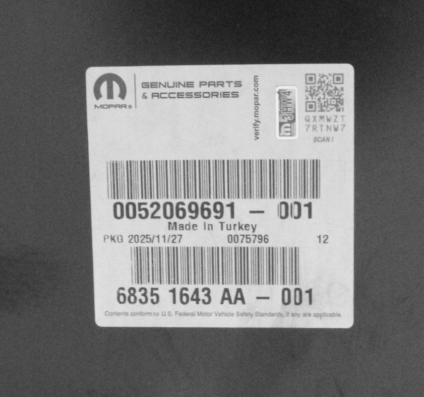 FIAT TIPO 2 II 356 357 2015-2024 próg słupek prawy 52069691 52069397 7/7