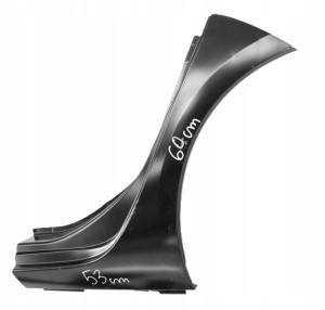 OPEL ASTRA J 4 IV P10 2009-2016 Próg słupek lewy 13442507 13442116 39164860 3/3 MINIATURA