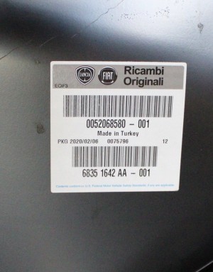 FIAT TIPO 2 II HB 5D 2015-2024 Tylny tył prawy błotnik 52068580 5/5 MINIATURA