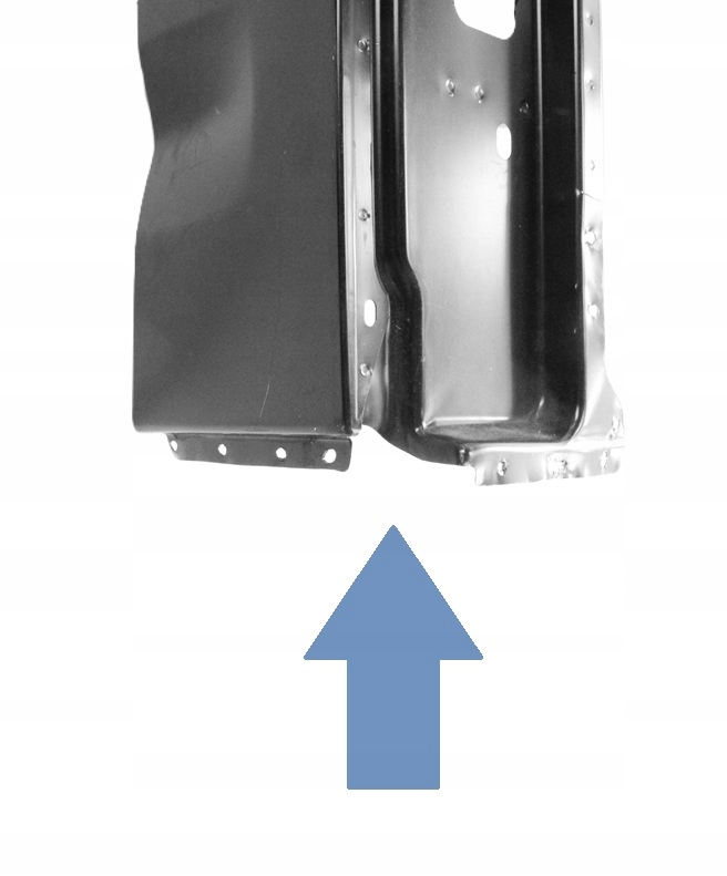 FIAT DUCATO 2006- H2 tylny lewy błotnik narożnik słupek 52206526 50163454 5/5