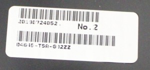 HONDA JAZZ 4 IV GK 2015-2020 słupek A lewy czołowy szybowy 04645T5AG02ZZ 4/4 MINIATURA