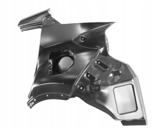 TOYOTA CHR C-HR X1 1 I 2016-2023 Tylny lewy błotnik 61602-F4010 61602F4010 3/3 MINIATURA