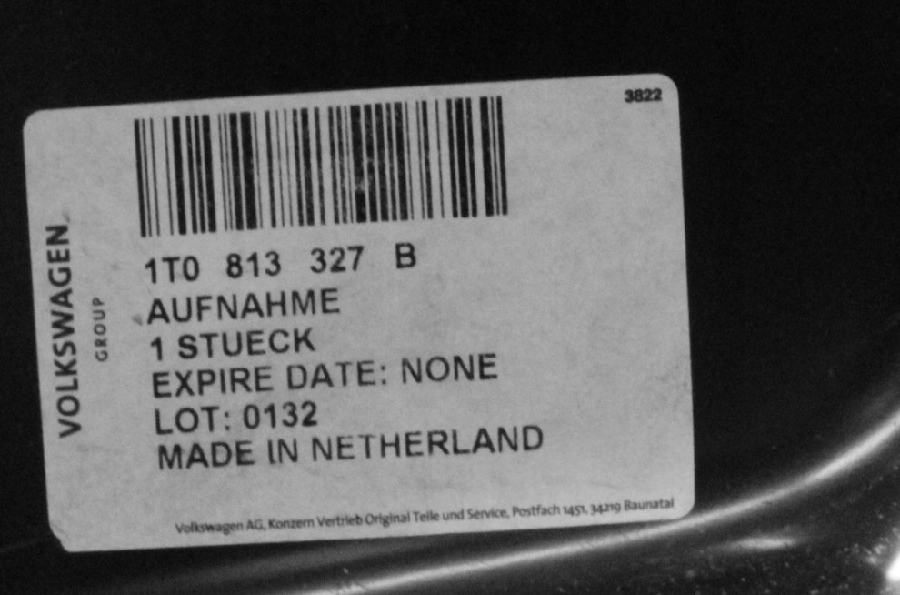 VW TOURAN LIFT 1T0 1T3 2010-2015 tylny lewy okular błotnik 1T0813327B 5/5