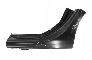 RENAULT MEGANE 3 III GRANDTOUR KOMBI 09-16 próg słupek C lewy 760312788R 1/3 MINIATURA