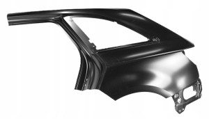 AUDI A4 S4 B9 LIFT KOMBI 8W9 2019-2024 tylny tył lewy błotnik 8W9809837C 3/4 MINIATURA