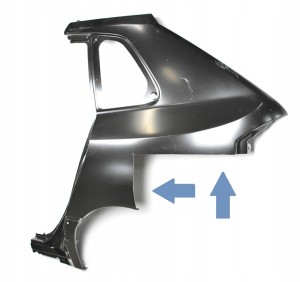 RENAULT KOLEOS 1 HY 2008-2016 Tylny lewy błotnik 760232408R 4/4 MINIATURA