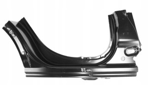 RENAULT CAPTUR 1 I 2013-2019 Sill door Quarter Panel Pillar right 764608347R