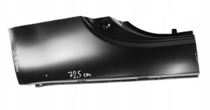 FIAT 500 3D 2007-2020 tylny tył błotnik prawy 71754025 2/3 MINIATURA