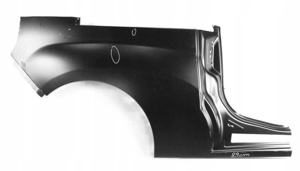 FIAT DOBLO MAXI 2 II X12 L2 263 2010-2021 tylny prawy błotnik 71765439 2/4