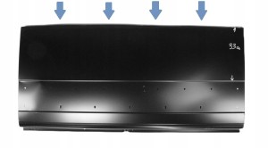 PEUGEOT BOXER 2006-2026 tylny lewy błotnik 1342668080 2/4 MINIATURA