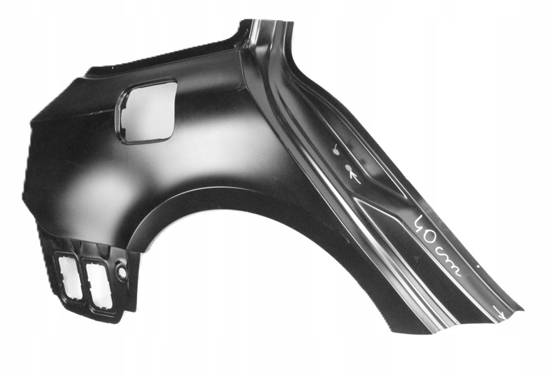 SKODA SUPERB KOMBI 2 II 3T9 08-15 Tylny prawy błotnik 3T9809606D 3T9809606 4/4