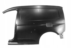 VW CADDY 5 V L1 2K7 2020-2026 tylny tył błotnik lewy 2K7809843 2/7 MINIATURA