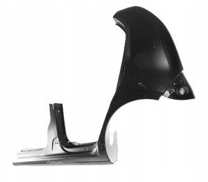 SEAT MII 1S4 2011-2024 5D tylny tył lewy błotnik 1S4809605E 2/2 MINIATURA