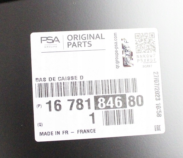PEUGEOT 308 3 III 5D HB T10 2021-2026 próg słupek prawy 1678184680 7/7