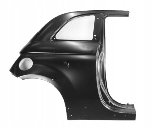 FIAT 500 ABARTH 3D 2007-2020 rear Quarter Panel rear wing fender right 71754027
