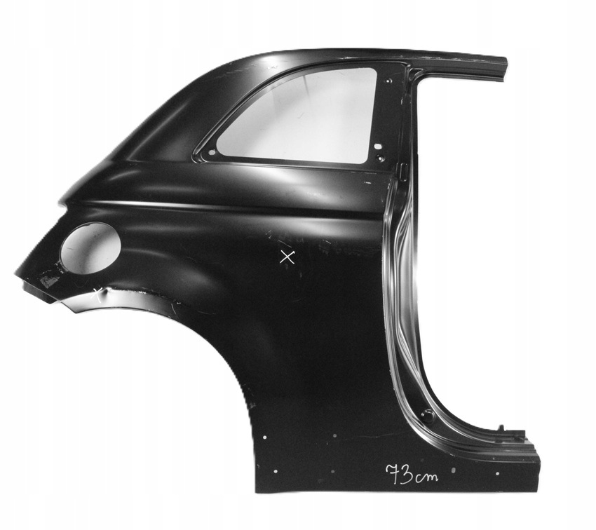 FIAT 500 ABARTH 3D 2007-2020 tylny tył błotnik prawy 71754027 2/5