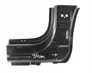 OPEL GRANDLAND X 2017-2024 Sill door Quarter Panel Pillar A right YP00131680