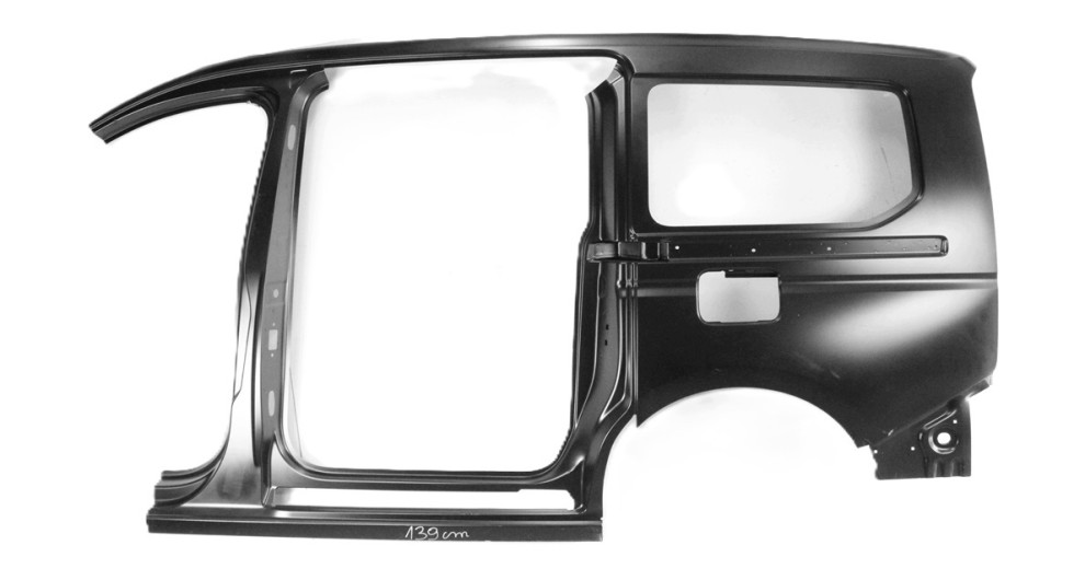 VW CADDY LIFE 5 V 2K4 L2 MAXI 2022- tylny błotnik lewy 2K4809843C 1/3