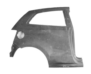 VW POLO 6R3 6C3 3D HB 2009-2017 Quarter Panel rear wing fender right 6R3809844A 6R3809844