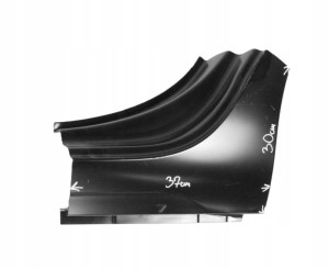 AUDI A4 S4 B9 LIFT 8W5 8W9 19-24 tylny lewy błotnik 8W9809837C 8W5809837A 2/3 MINIATURA